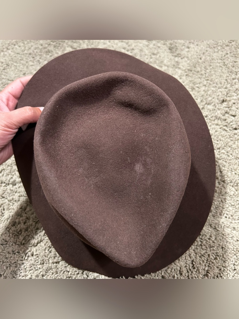 VTG 1984 Lucas Film Indiana Jones Authentic Hat John B Stetson XL 100% Wool USA - Picture 7 of 12
